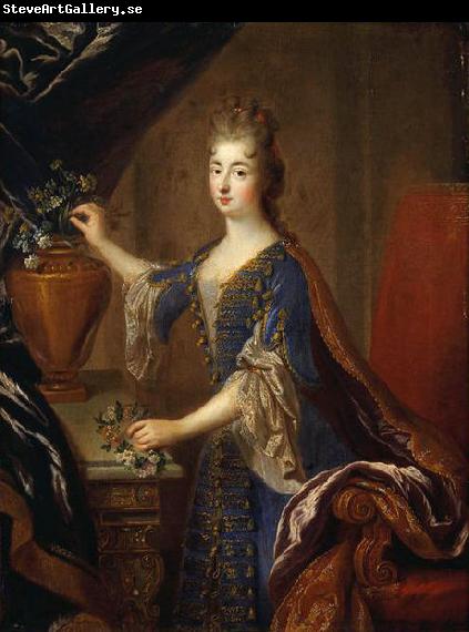 Francois de Troy Portrait of Marie Anne de Bourbon